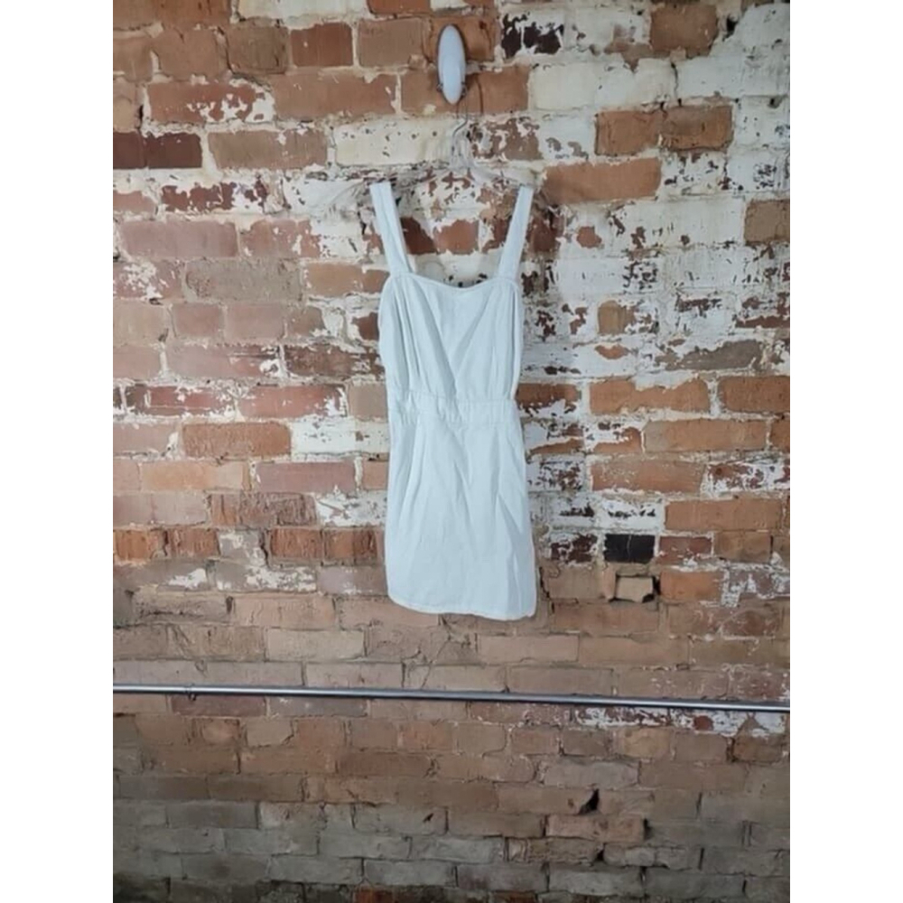 Sincerely Jules Skort Romper Women S Ivory Smocked Cotton Bow tie